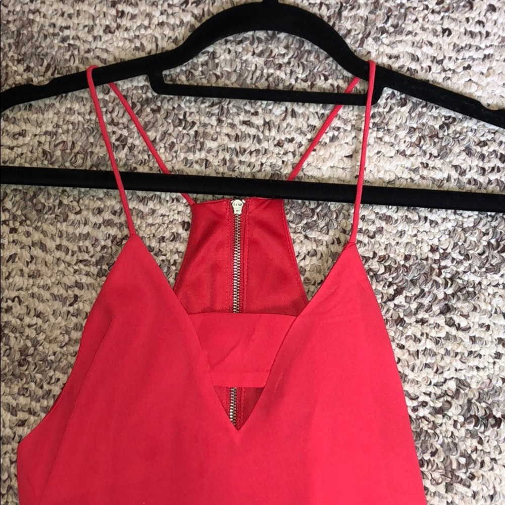 Red Racerback Tank Top - Picture 4 of 4